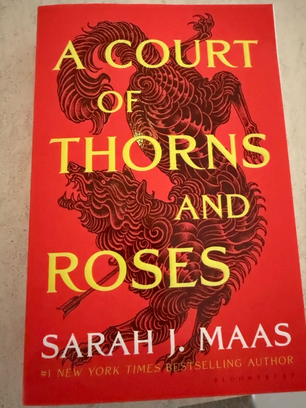 A Court of Thorns and Roses by Sarah J Maas- paperback Brand New
